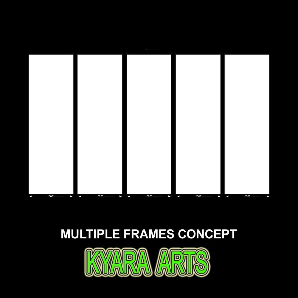 Kyara Arts 7Mm Hard Mdf Wooden Board Multiple Framed Art Panels Modern Art Split Digital Wall Painting Ready To Hang- Beautiful